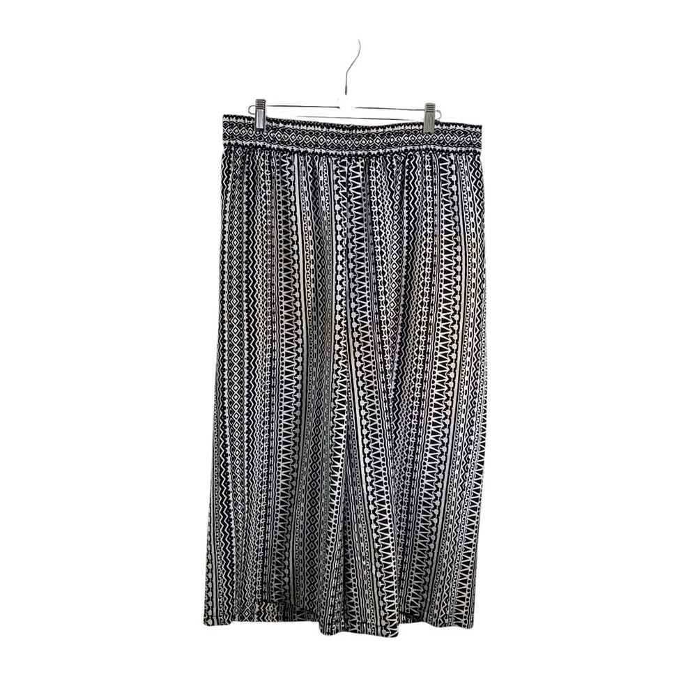 Prana Patterned Wide Leg Pants - image 1
